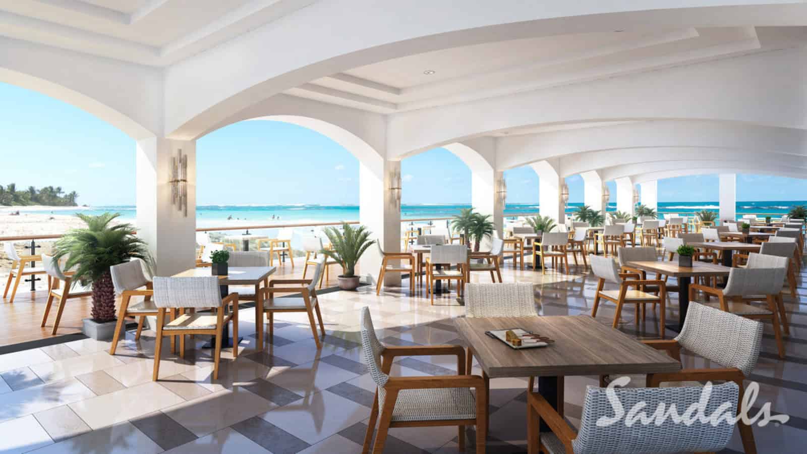 Restaurant at Sandals