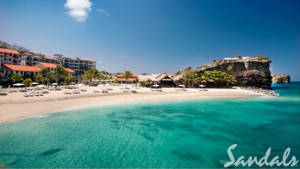 SANDALS Grenada All-Inclusive Pink Gin Beach