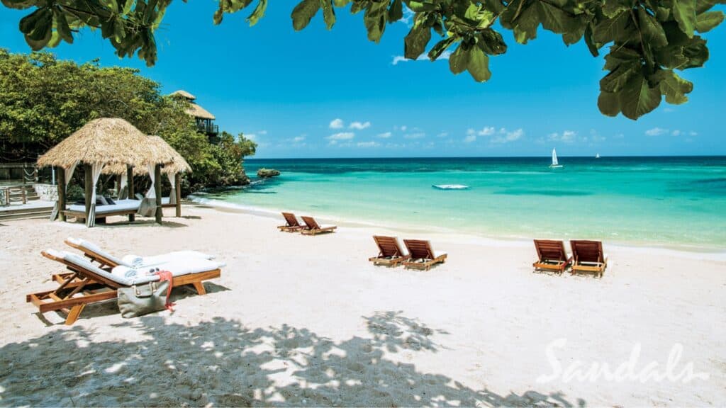 Sandals Ochi beach