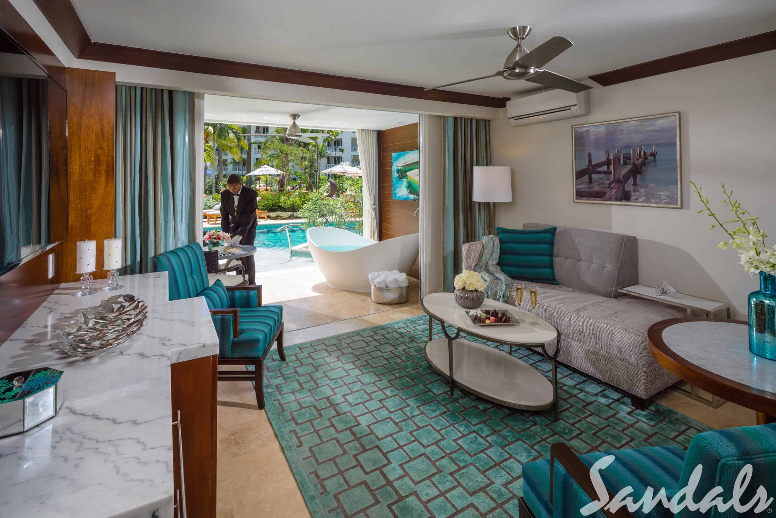 The Hidden Downside to Failing to Tip at All-inclusive Resorts 2 Swim-Up One Bedroom Butler Suite with Patio Tranquility Soaking Tub