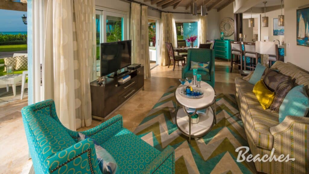 seaside villa at Beaches Turks and Caicos