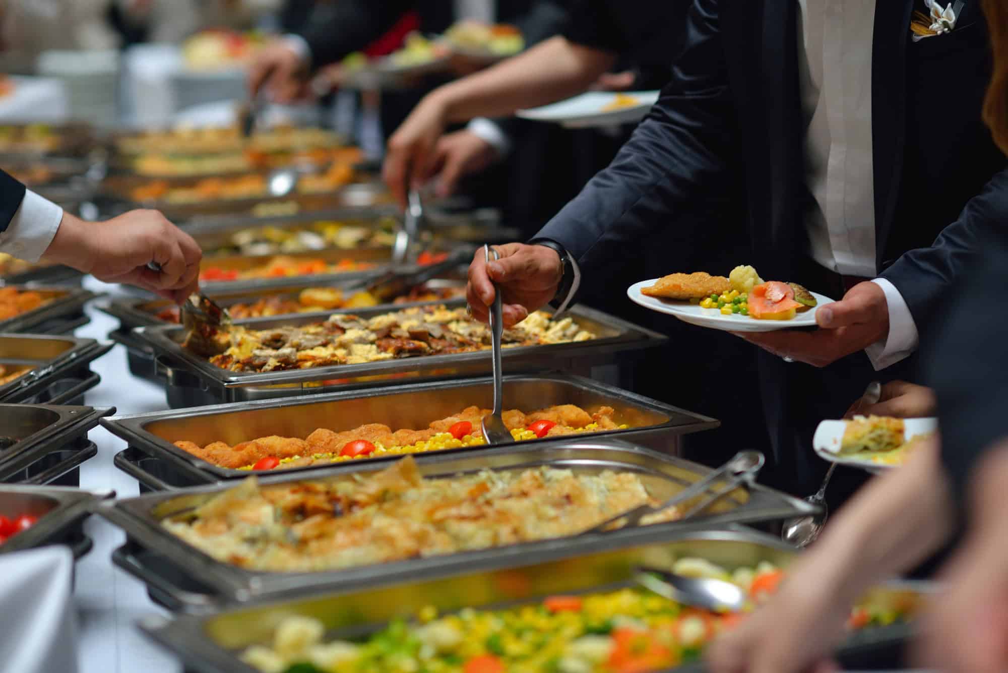 Buffet food