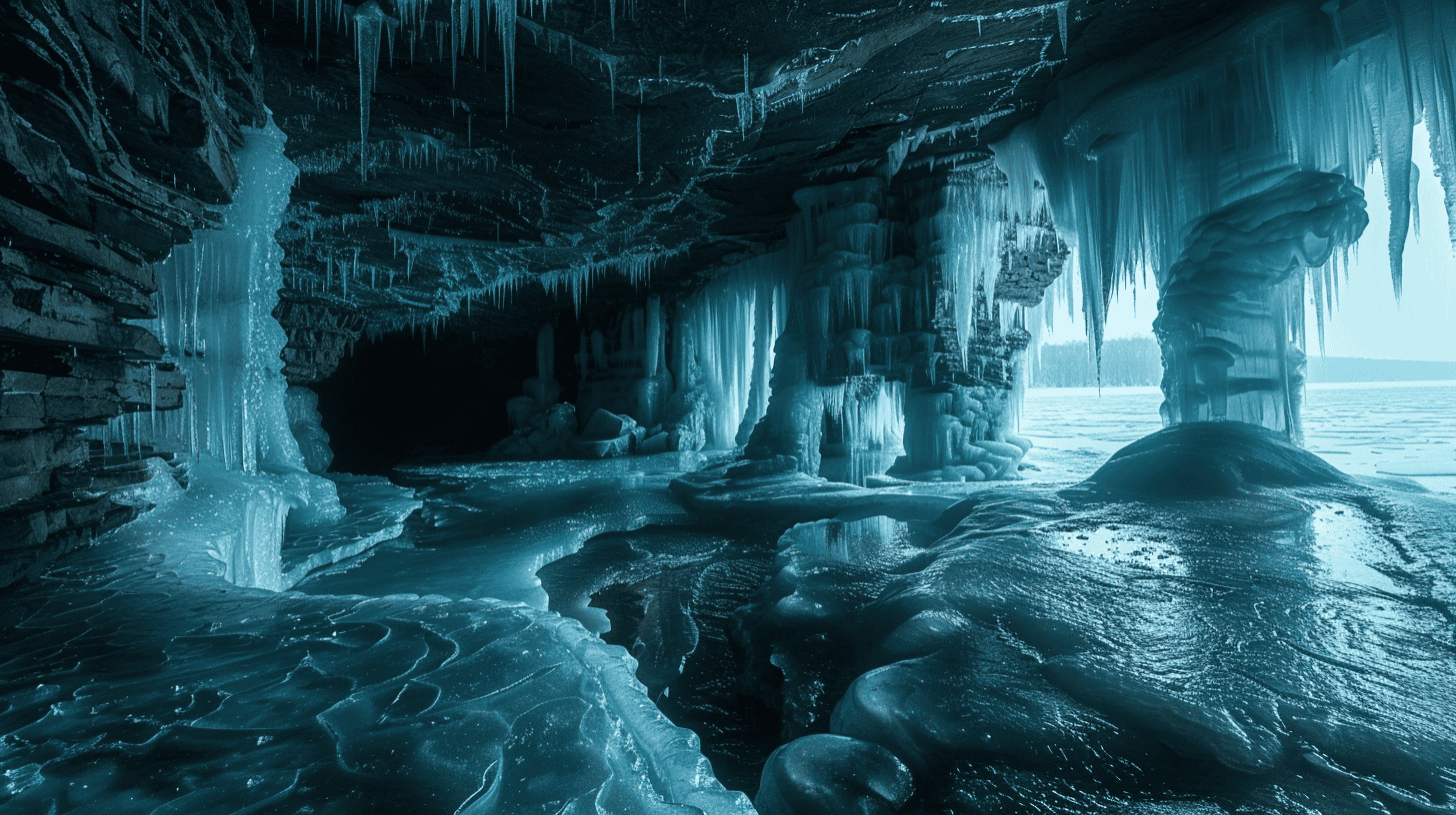 Discover the Top 10 Frozen Wonders: A Guide to Earth’s Iciest Attractions 3 Apostle Islands National Lakeshore Ice Caves, USA