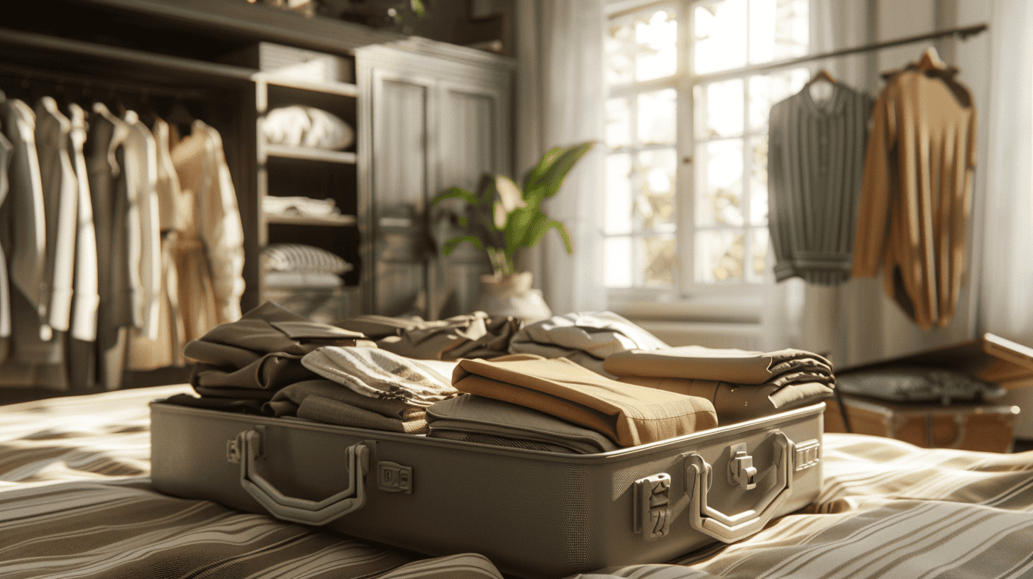 13 Packing Hacks Every Traveler Should Master 3 stylish suitcase with clothes