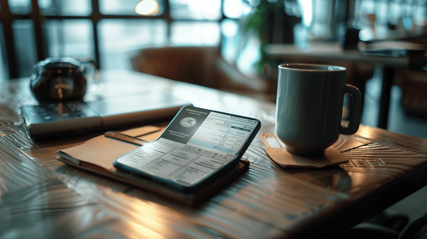 30 Essential Summer Travel Hacks Everyone Should Know 13 phone with mug on the table