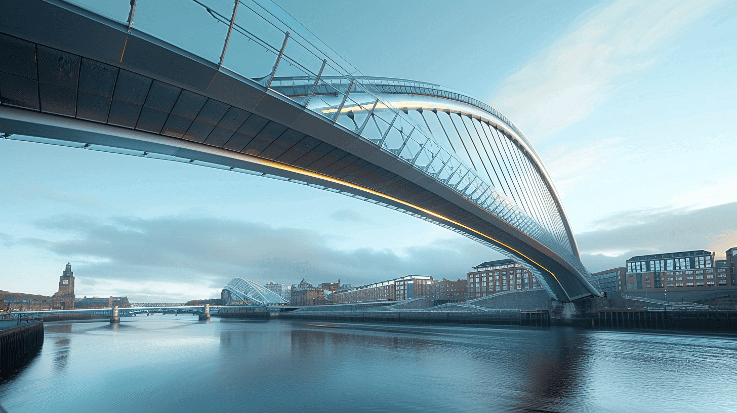 Gateshead Millennium Bridge, Newcastle, England