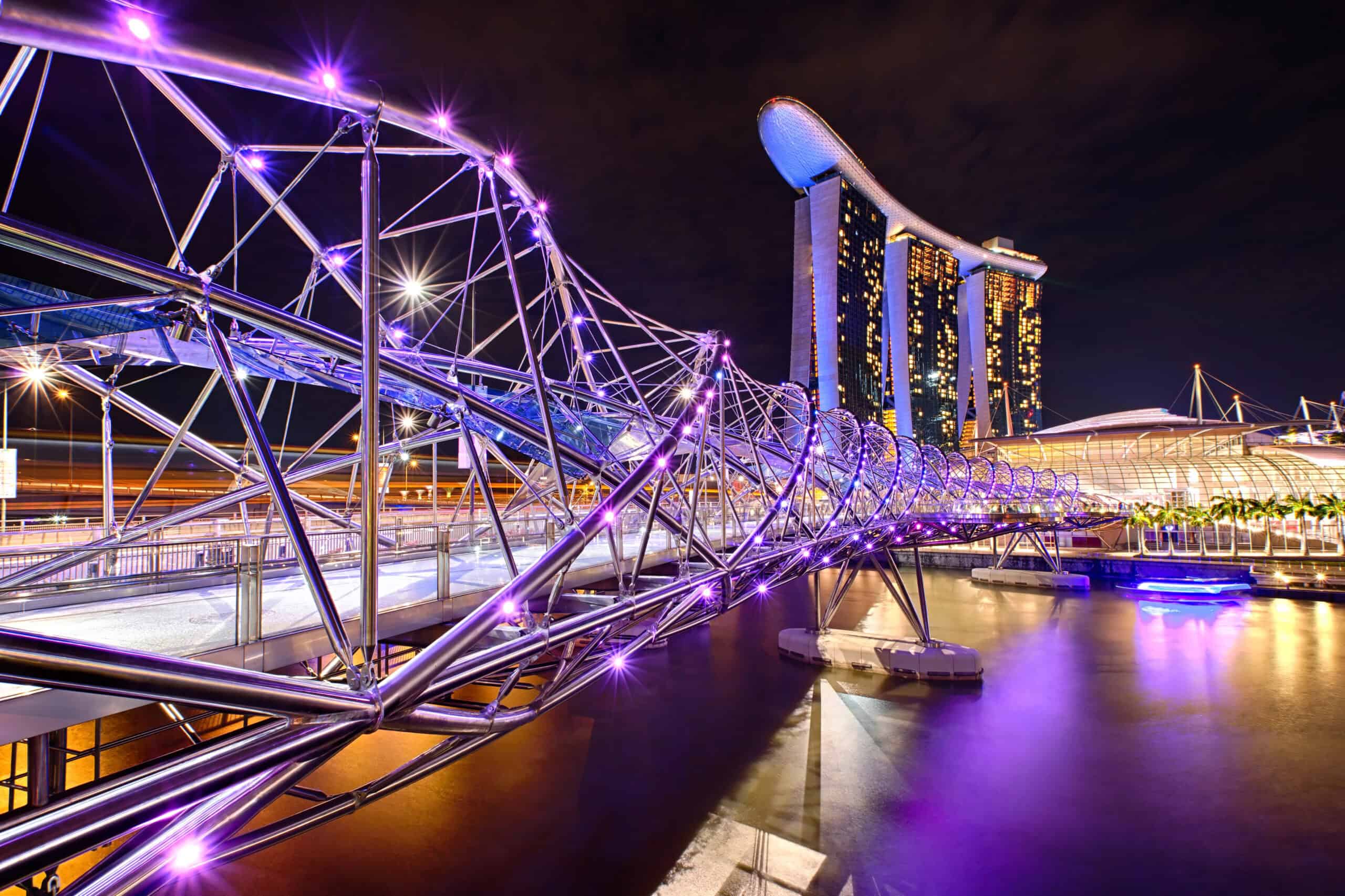 Helix Bridge, Singapore