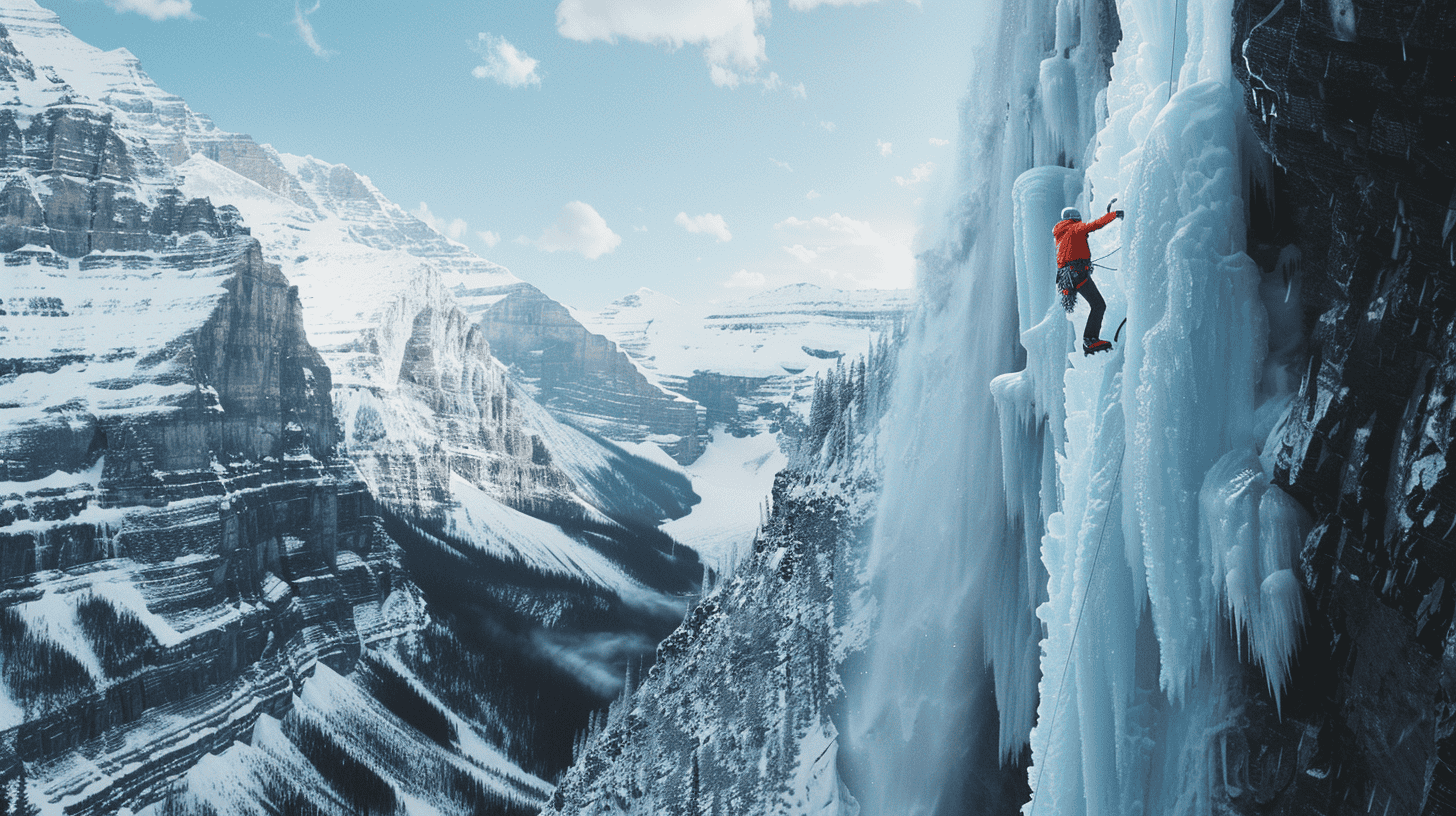 10 Adventure Sports You Must Try Around the World 2 Ice Climbing in Banff National Park, Canada