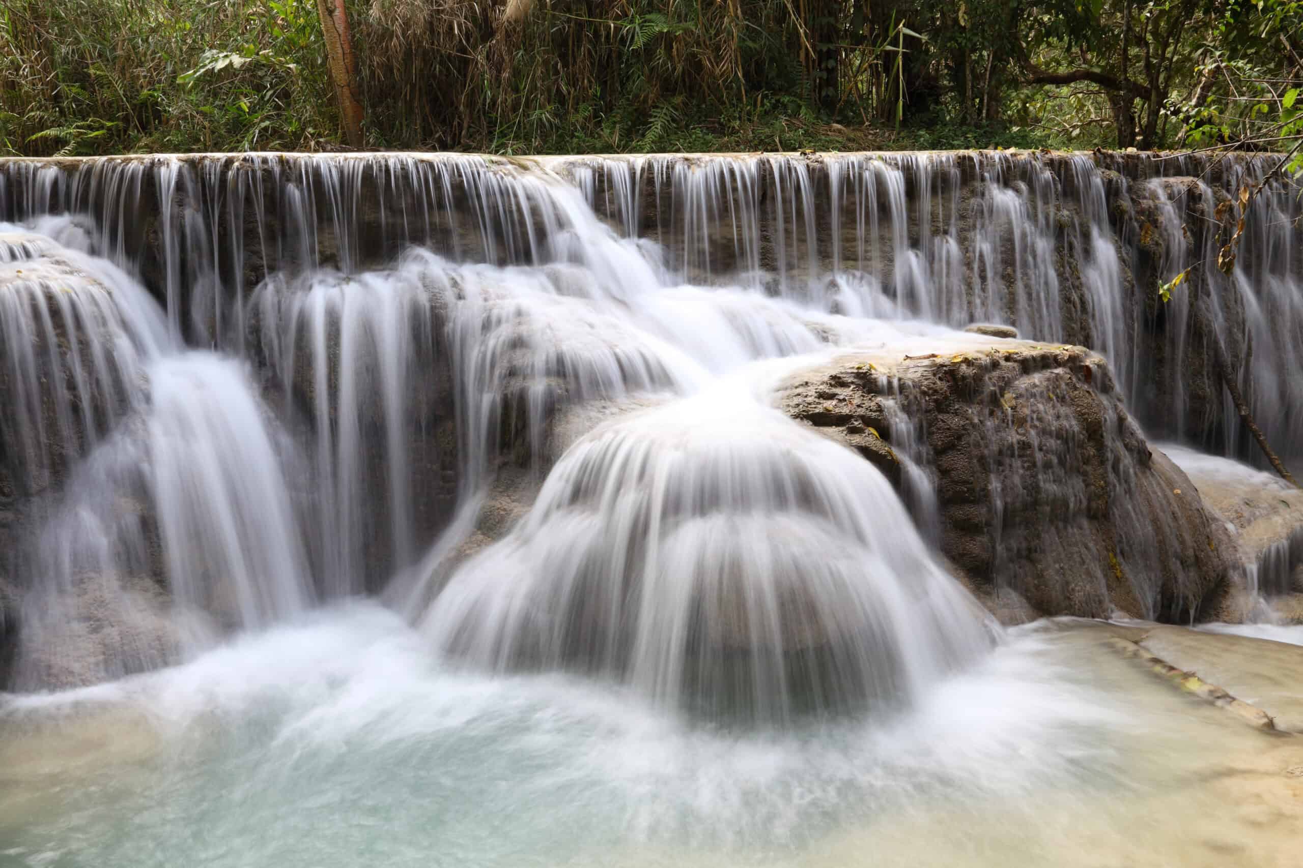 12 Incredible Waterfalls to Chase This Summer 10 Kuang Si Falls, Laos