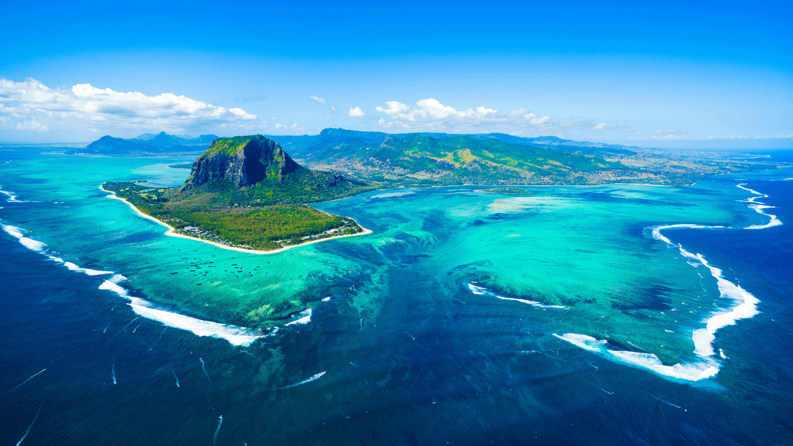 Underwater Waterfall, Mauritius