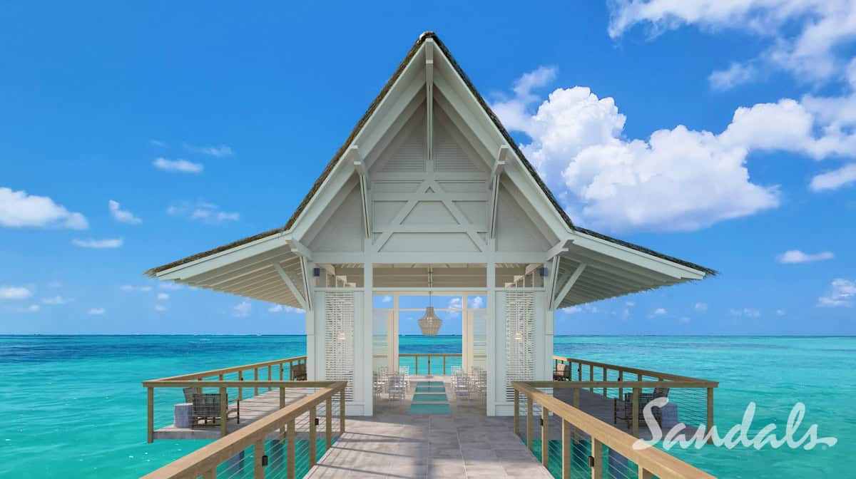 Here’s How Much Money People Spend on Destination Weddings at All-inclusive Resorts 5 Over the Water Wedding Chapel