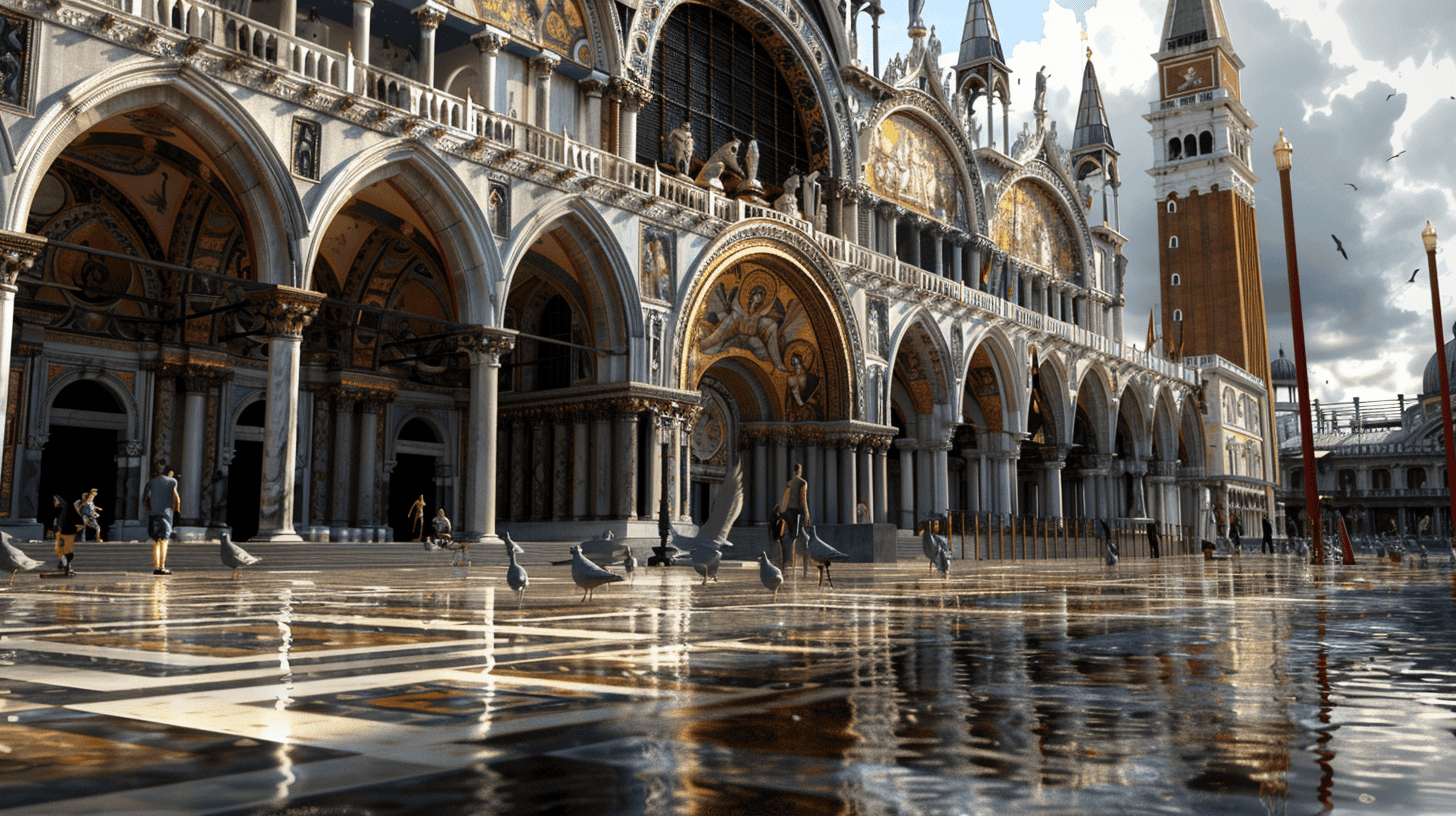 15 Beautiful Churches and Cathedrals Around the World 4 Saint Mark's Basilica - Venice, Italy