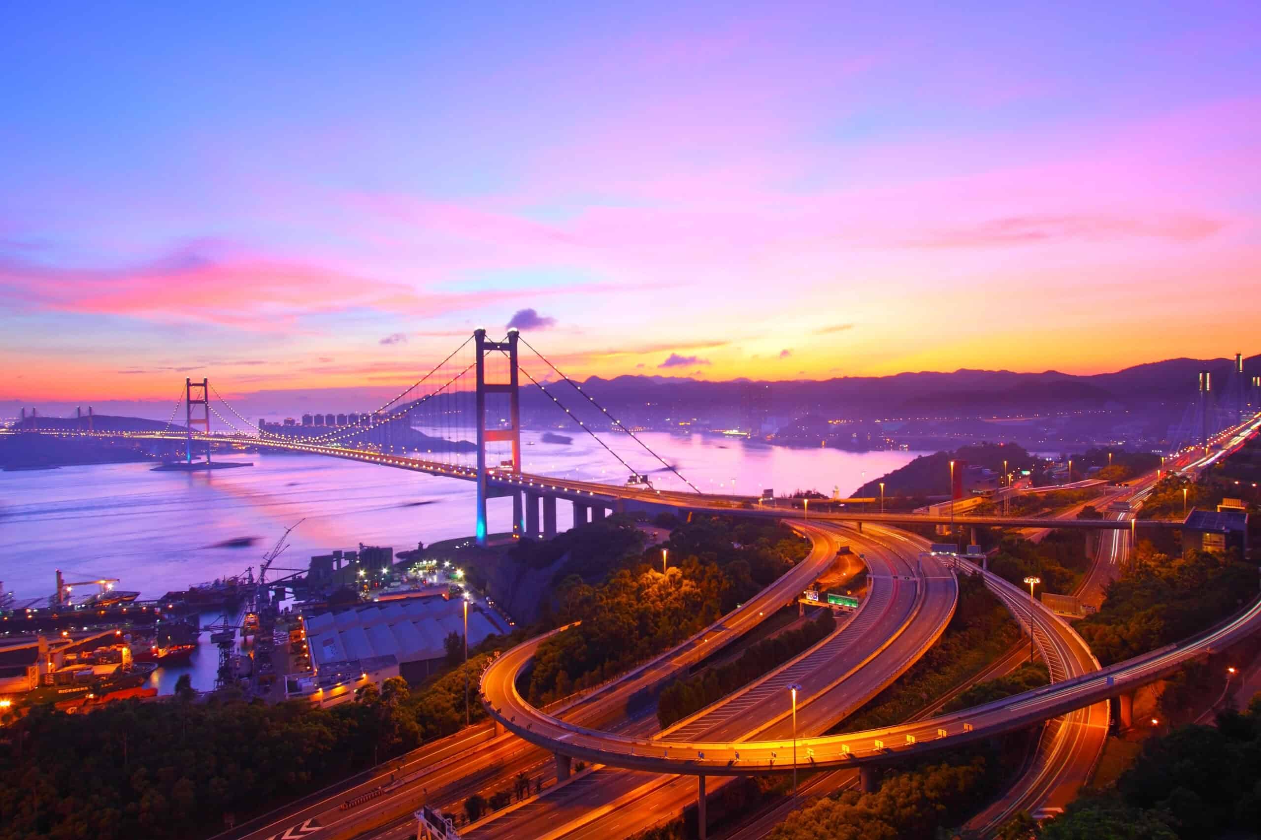 Tsing Ma Bridge, Hong Kong