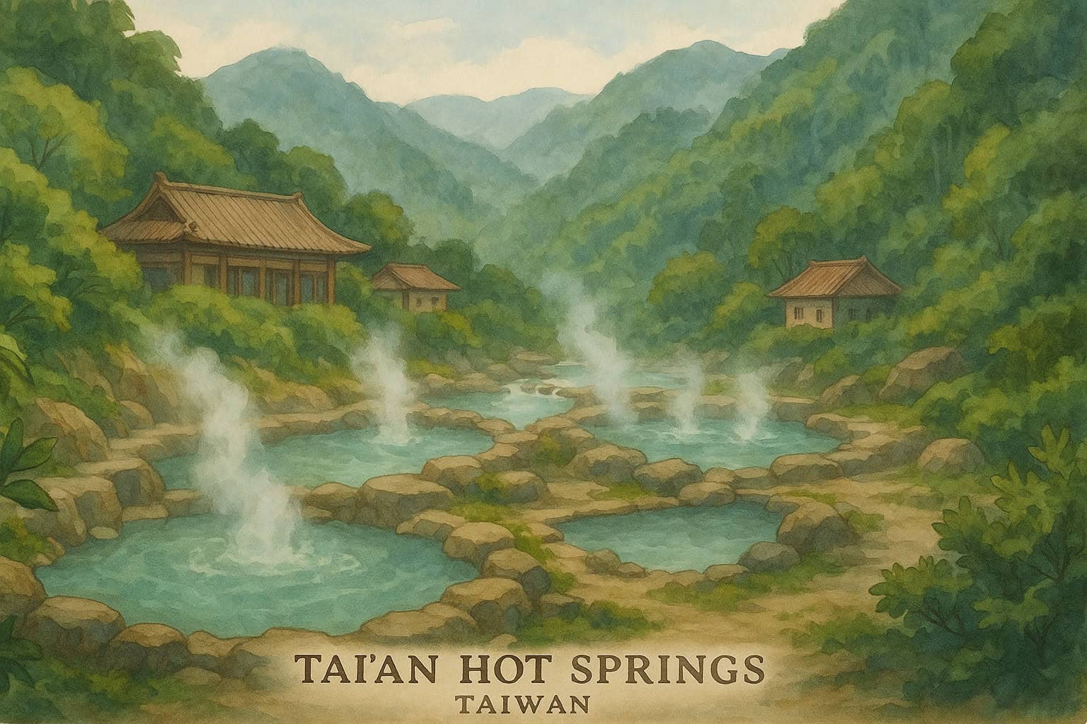 Beyond Bali: 12 Asian Destinations Where Tradition Still Rules 3 20250501 2000 Taian Hot Springs simple compose 01jt5vezmyfvjam8fb84pn533m