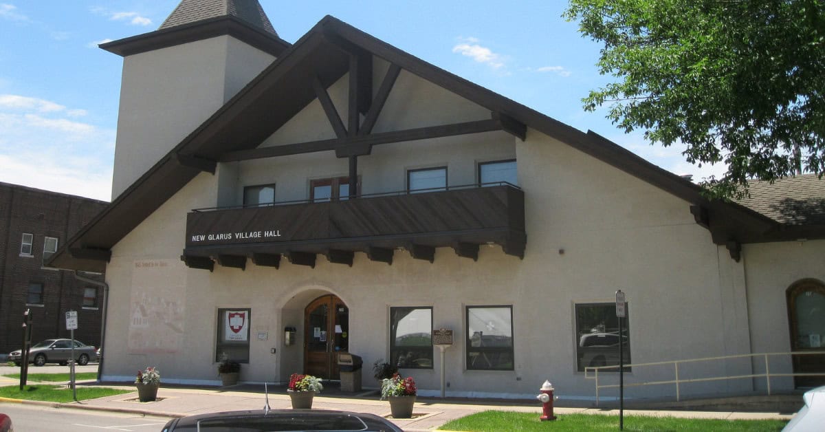 Old World Charm, No Passport Required: America's Most European Towns 3 New Glarus Village Hall Wisconsin