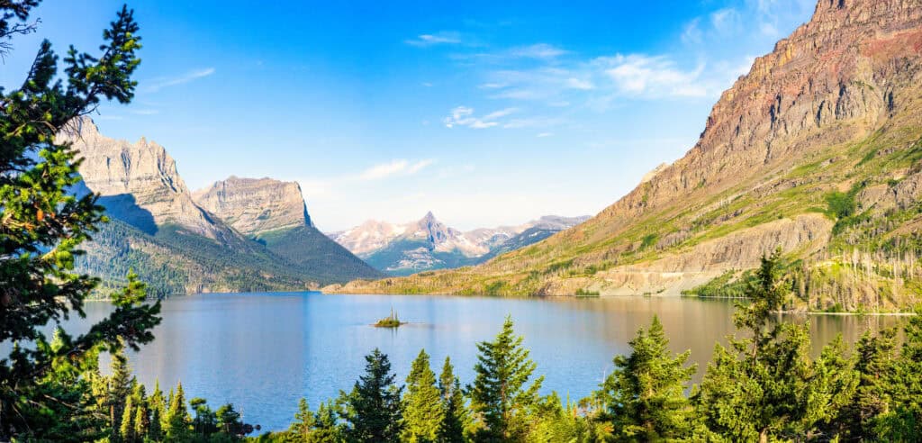 This Montana Mountain Town Is Having Its Jackson Hole Moment 1 St Mary Lake Wild Goose Island Montana